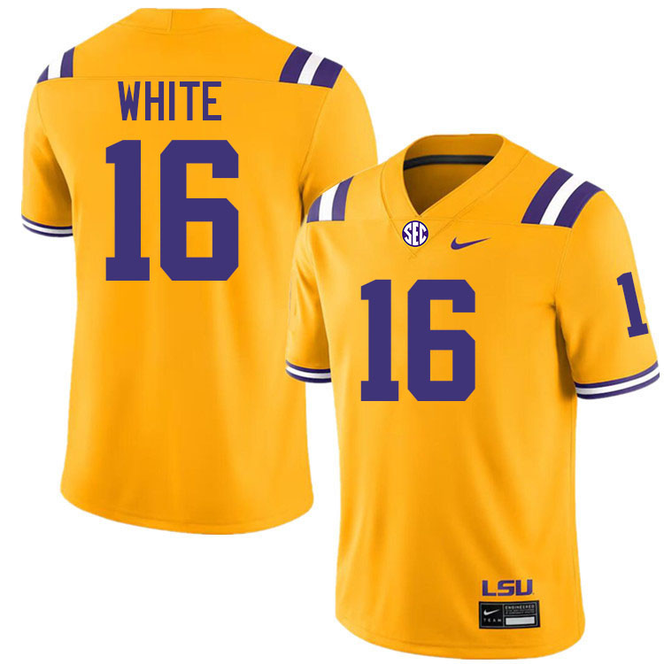 Tre'Davious White LSU Tigers Jersey,Louisiana State University Tigers Football Jersey-Gold